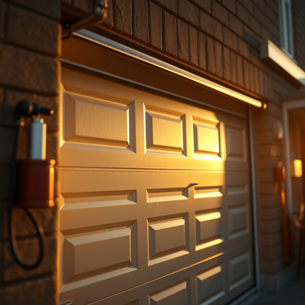 John Martinez Garage Door's Repairs Co — professional Garage Door Repair in Downey, our branded team and work van — Garage Door Repair near me